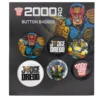 2000 AD / Judge Dredd Button-Set