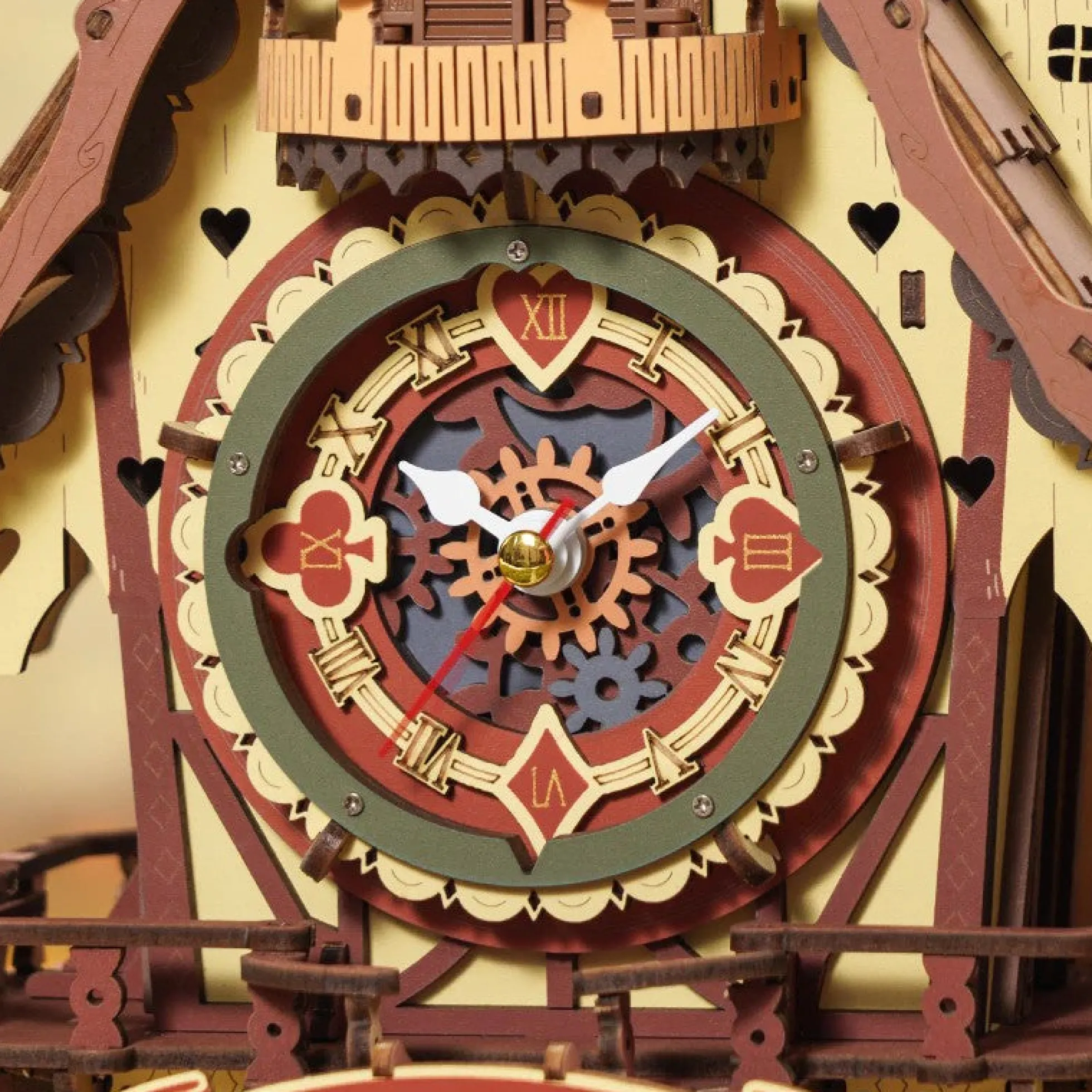 Alice im Wunderland Kuckucksuhr Holzbausatz