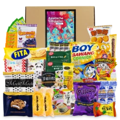 Asiatische Süßigkeiten-Box mit über 30 Sorten