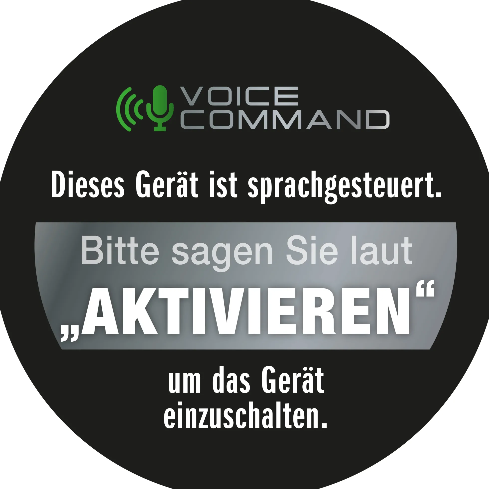 Aufkleber-Bundle Voice Command