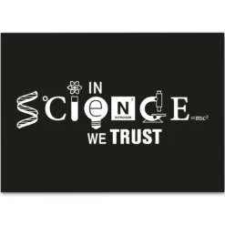 Aufkleber In Science We Trust