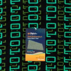 Badehandtuch Binärcode