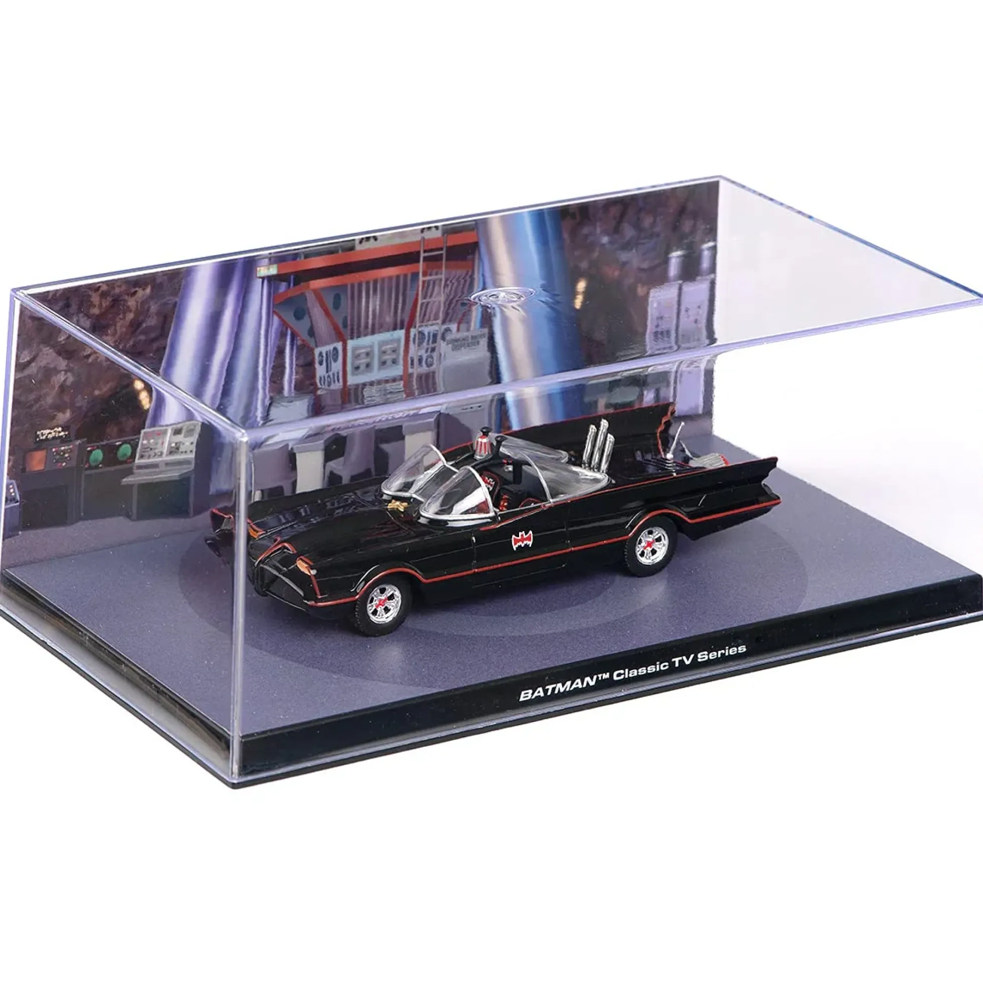 Batmobil Diorama aus der Batman TV-Serie von 1966