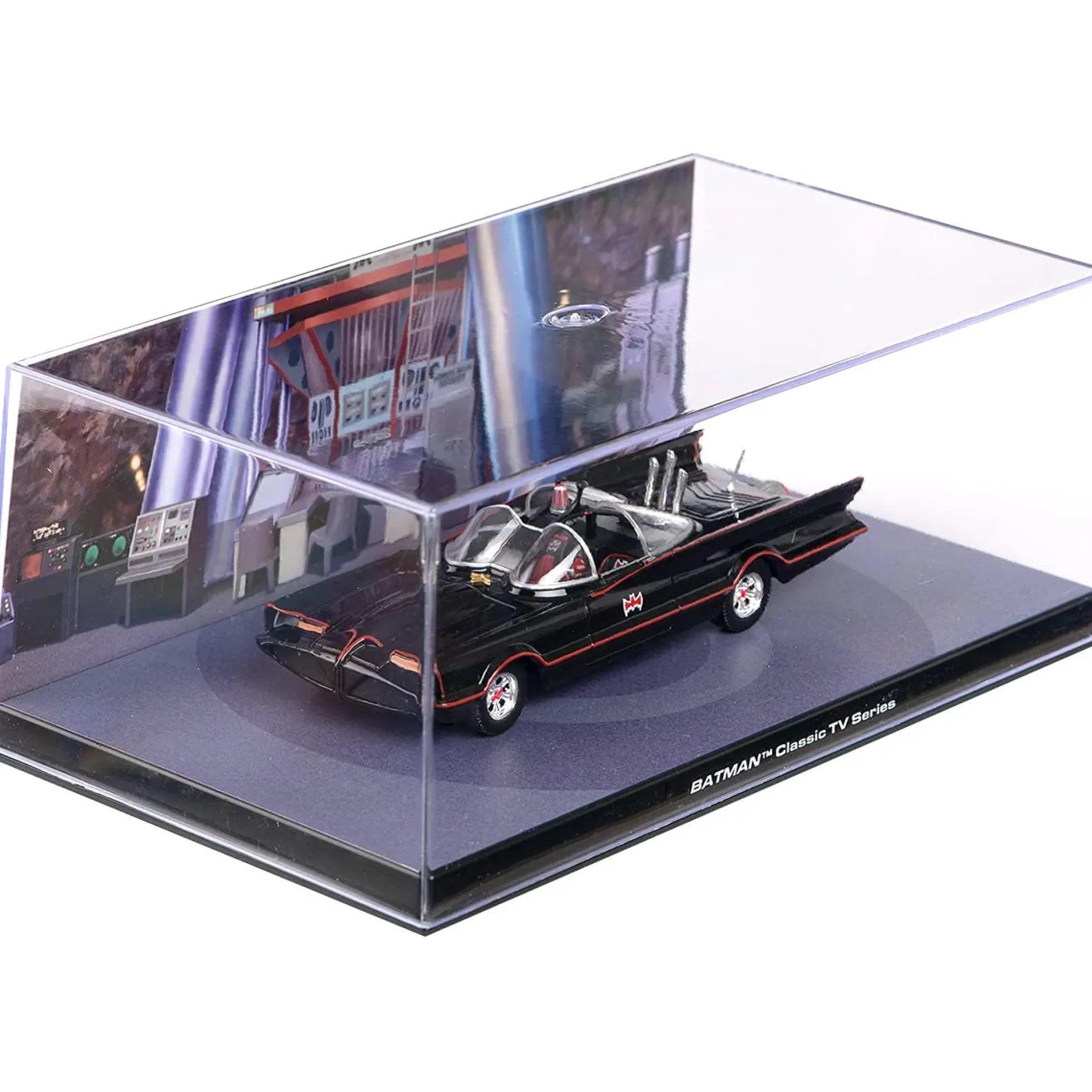 Batmobil Diorama aus der Batman TV-Serie von 1966