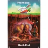 Blechschild Front-End und Back-End