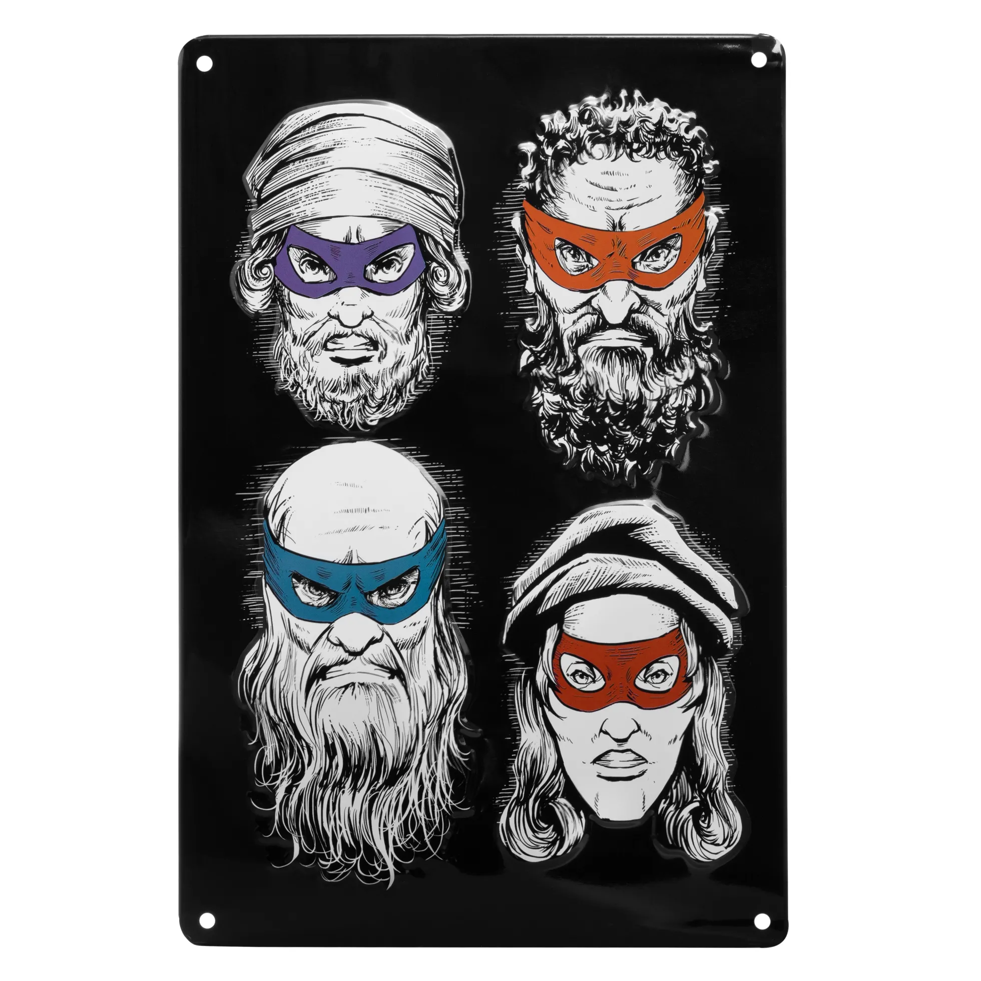 Blechschild Teenage Mutant Ninja Artists