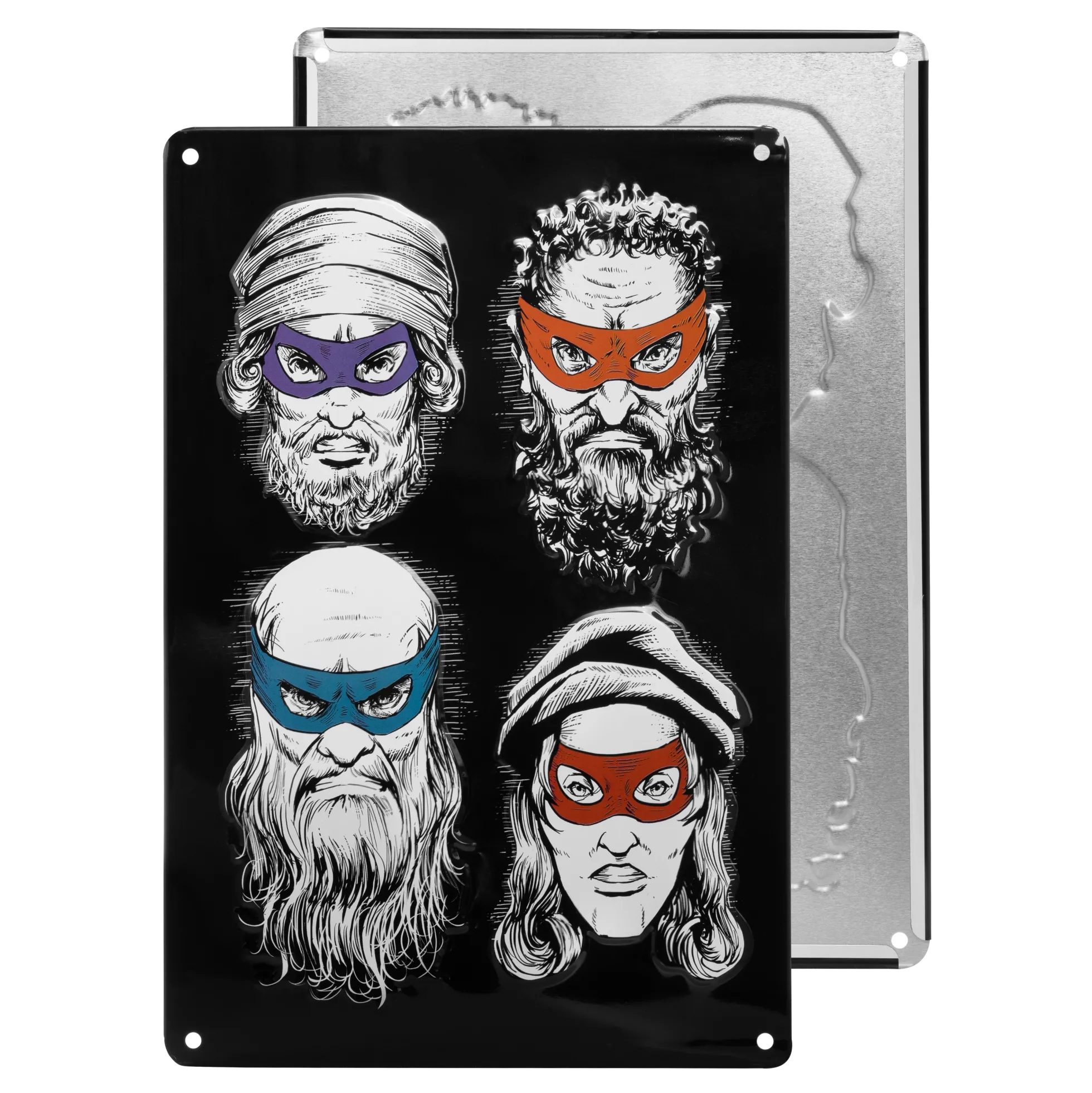 Blechschild Teenage Mutant Ninja Artists