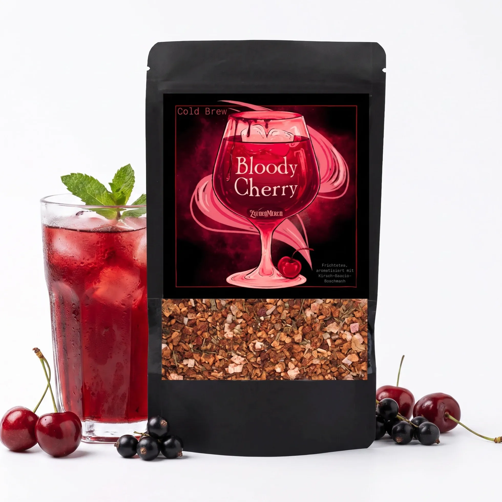Bloody Cherry Cold Brew Tee - Kirsch Cassis Eistee (100g)