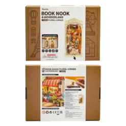 Book Nook Holzbausatz – Blumen-Eck
