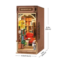 Book Nook Holzbausatz – Buchladen