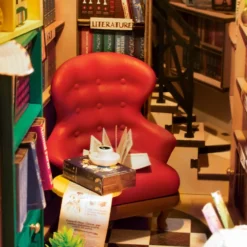 Book Nook Holzbausatz – Buchladen