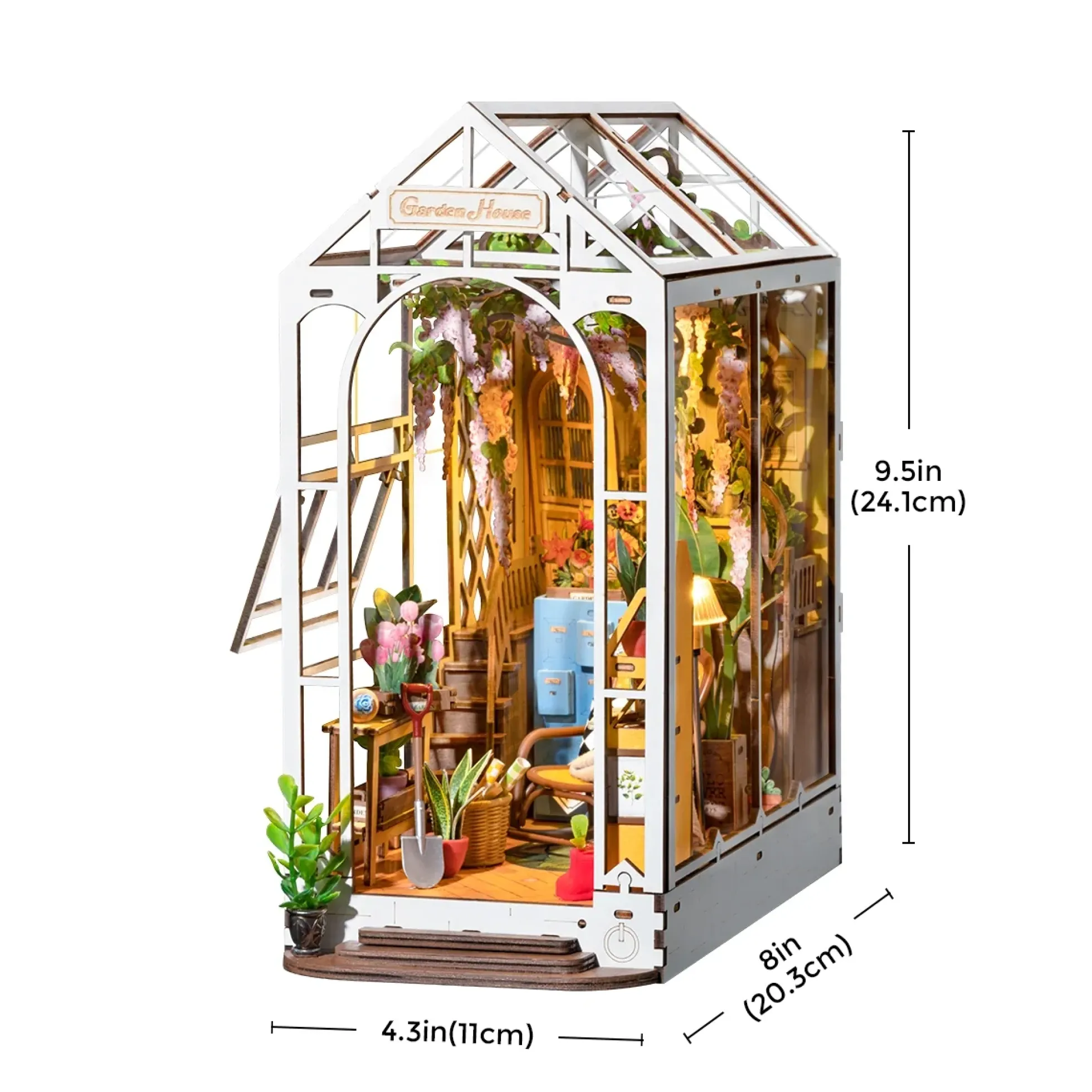Book Nook Holzbausatz – Gartenhaus