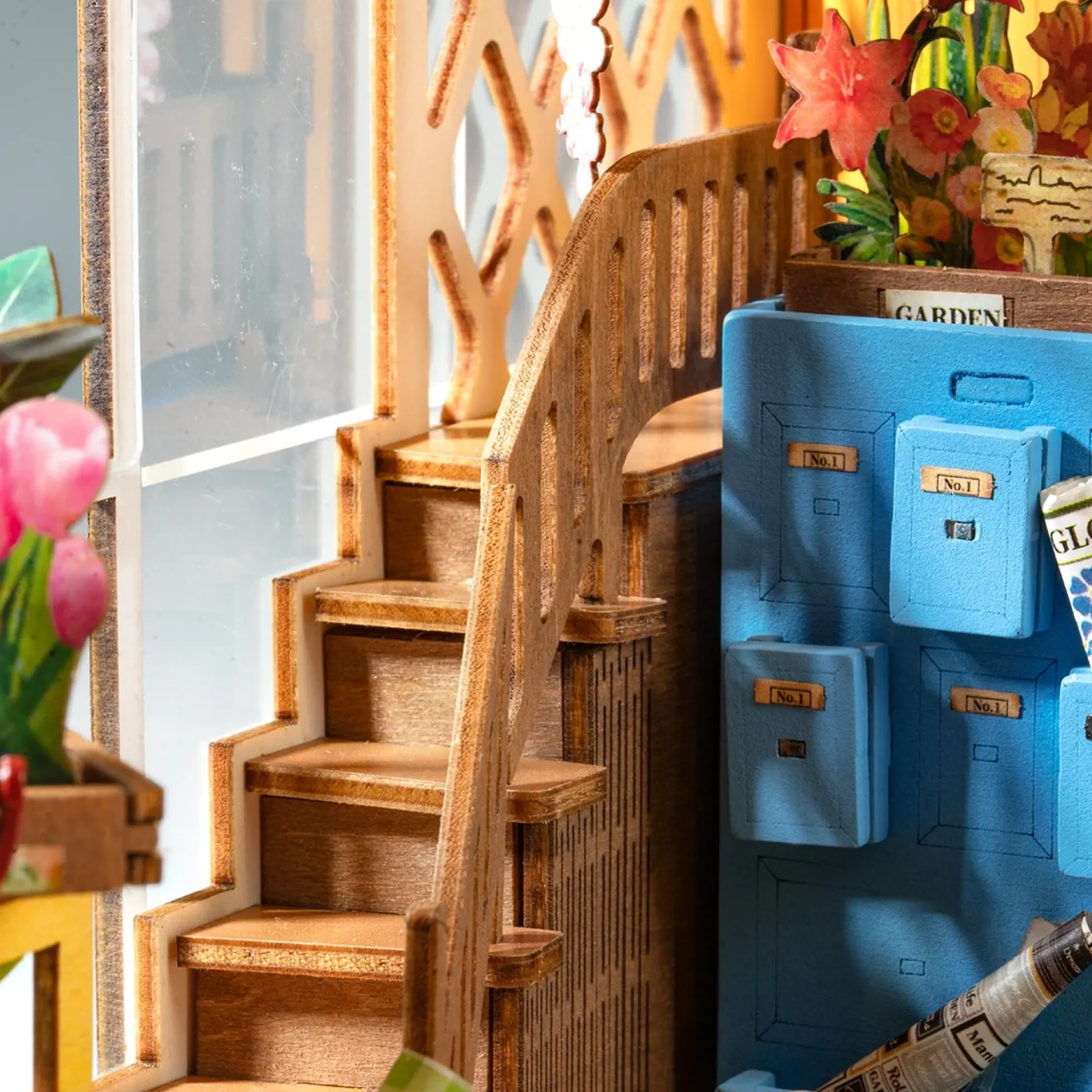 Book Nook Holzbausatz – Gartenhaus