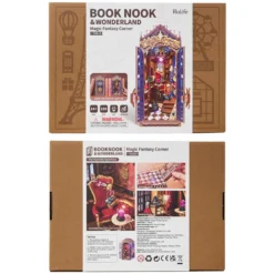 Book Nook Holzbausatz – Magische Fantasy-Ecke