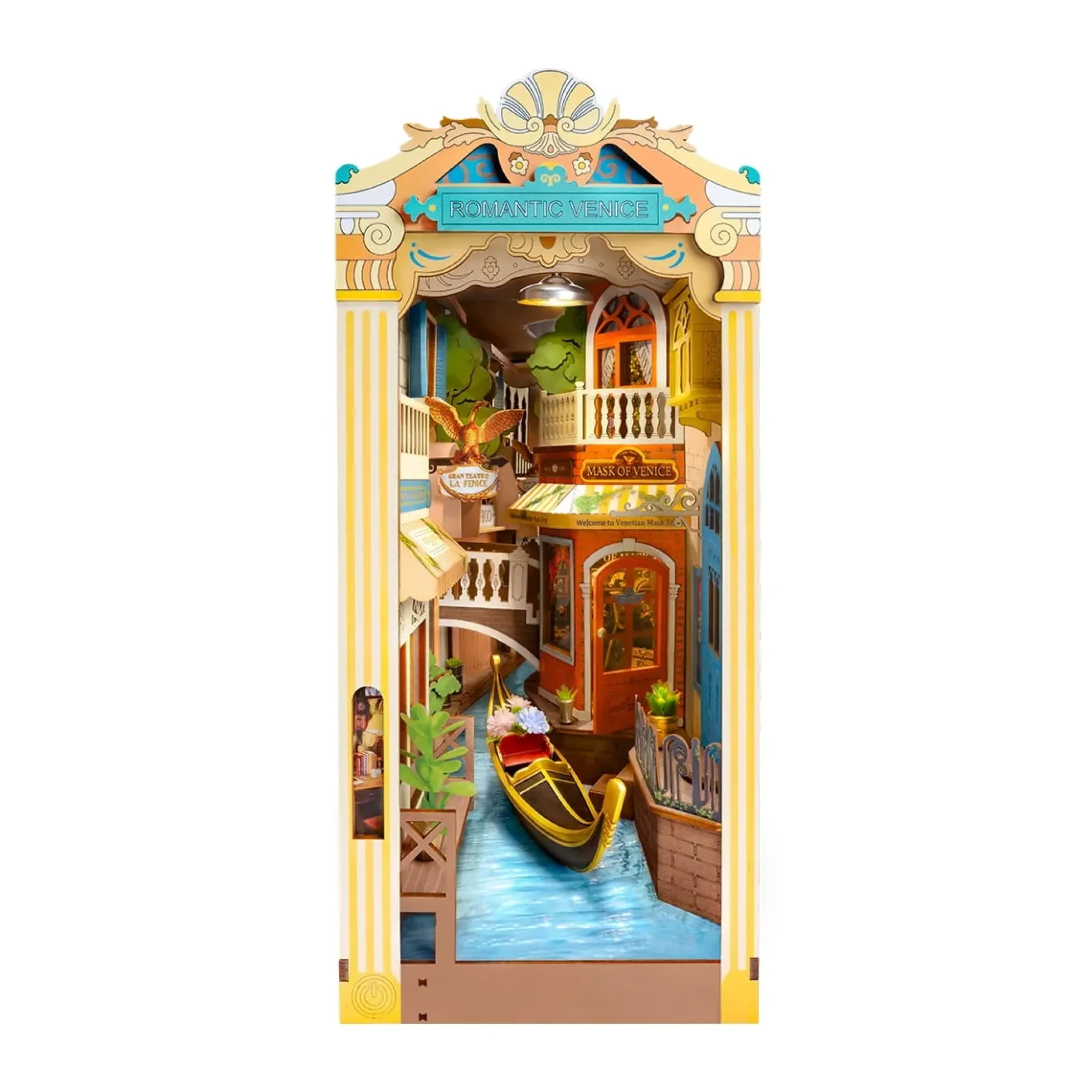 Book Nook Holzbausatz – Romantisches Venedig