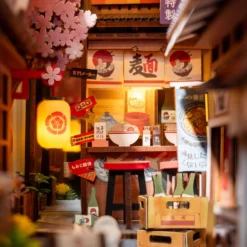 Book Nook Holzbausatz – Sakura Weingasse