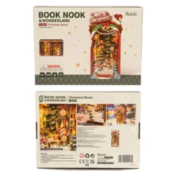 Book Nook Holzbausatz – Weihnachtsstraße