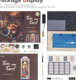 Book Nook Holzbausatz – Zeitreise