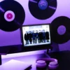 BTS LED-Leuchtbild