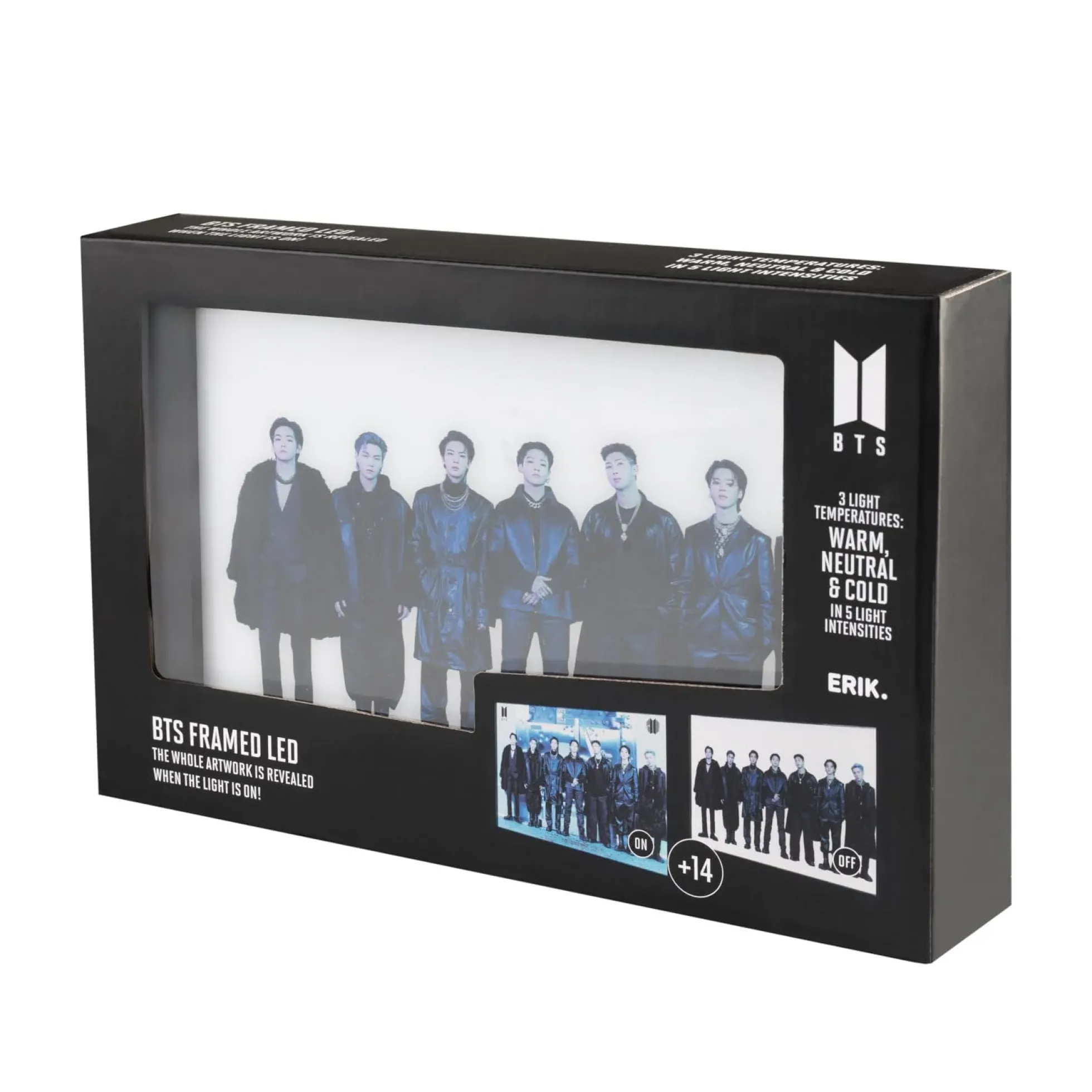 BTS LED-Leuchtbild