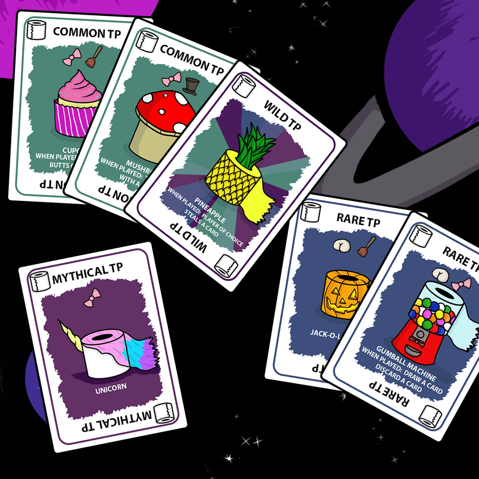 Butts in Space - Das Kartenspiel