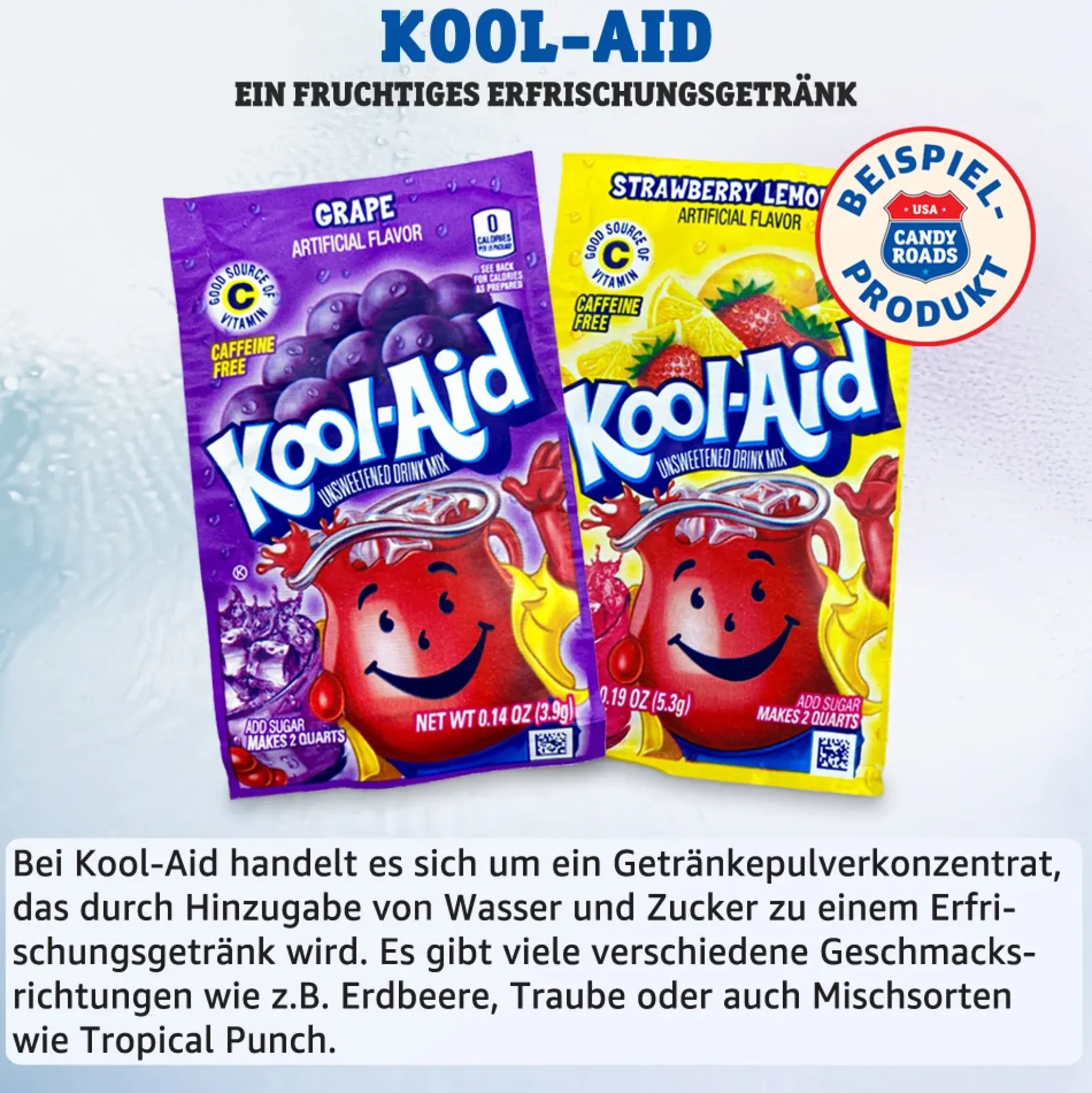 Candy Roads - Snack-Box mit Süßigkeiten aus den USA