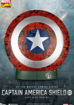 Captain America Schild in Lebensgröße (Comic-Edition)
