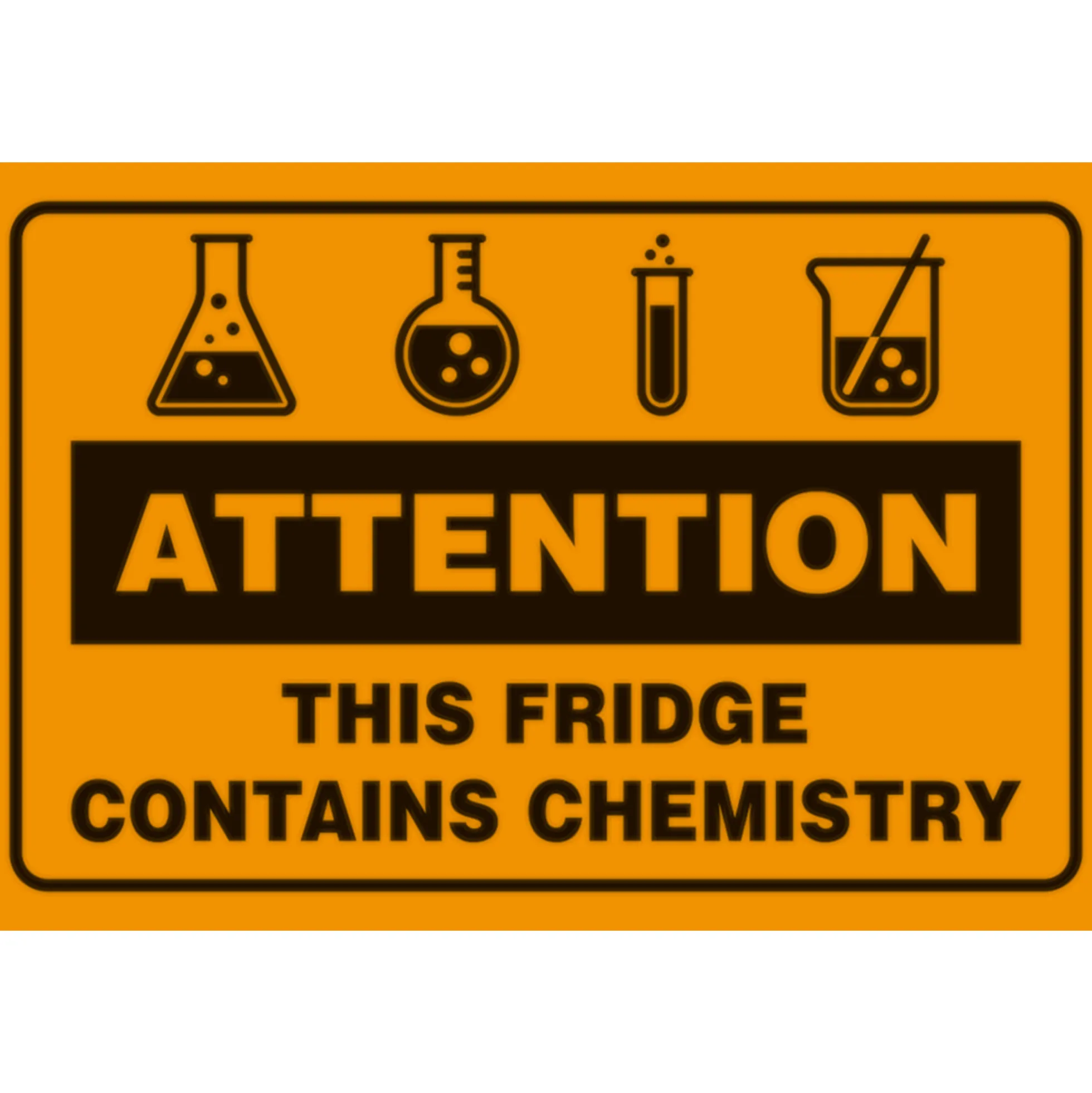 Chemiewarnungen Kühlschrankmagnete