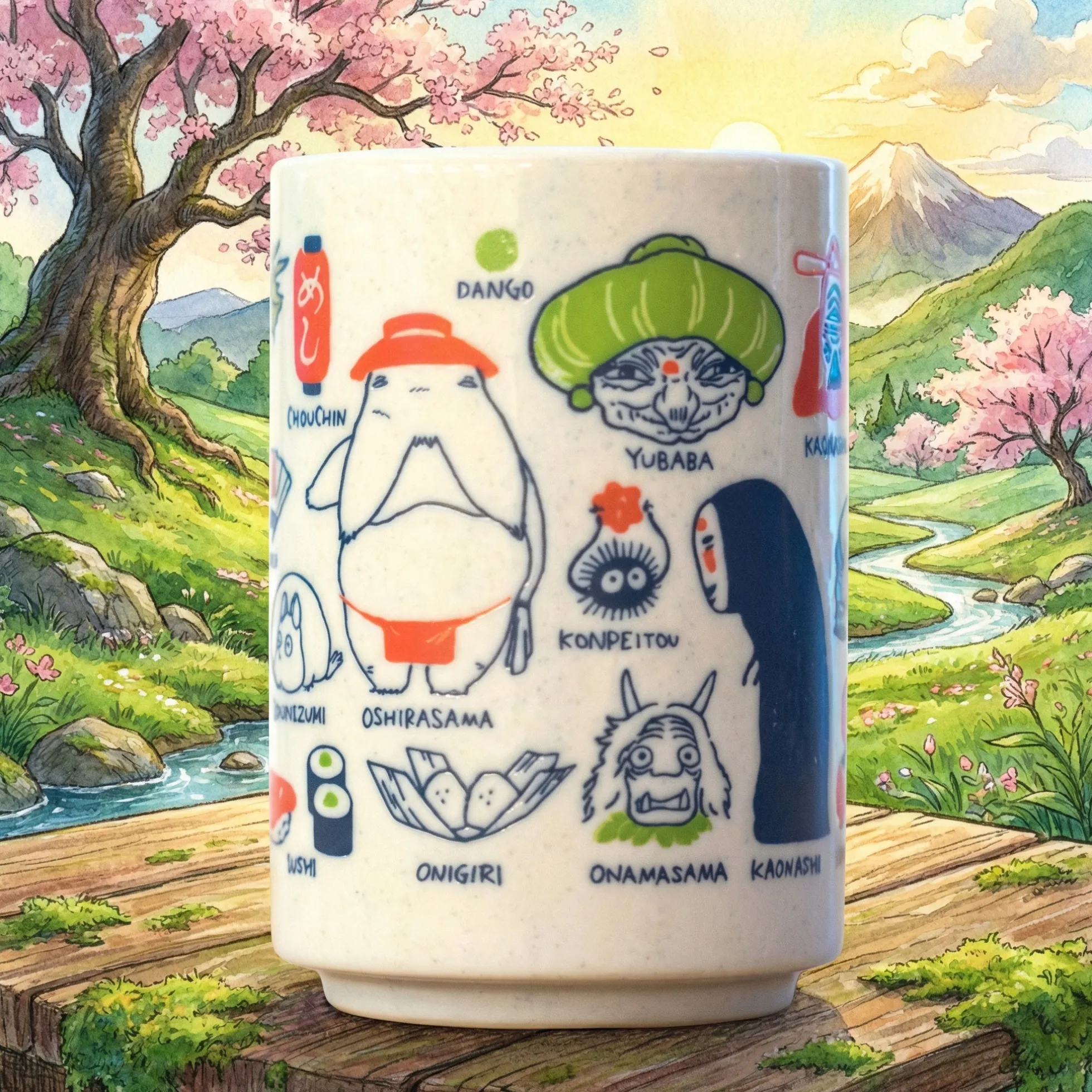 Chihiros Reise ins Zauberland – Original Japanische Tee Tasse Arubaya