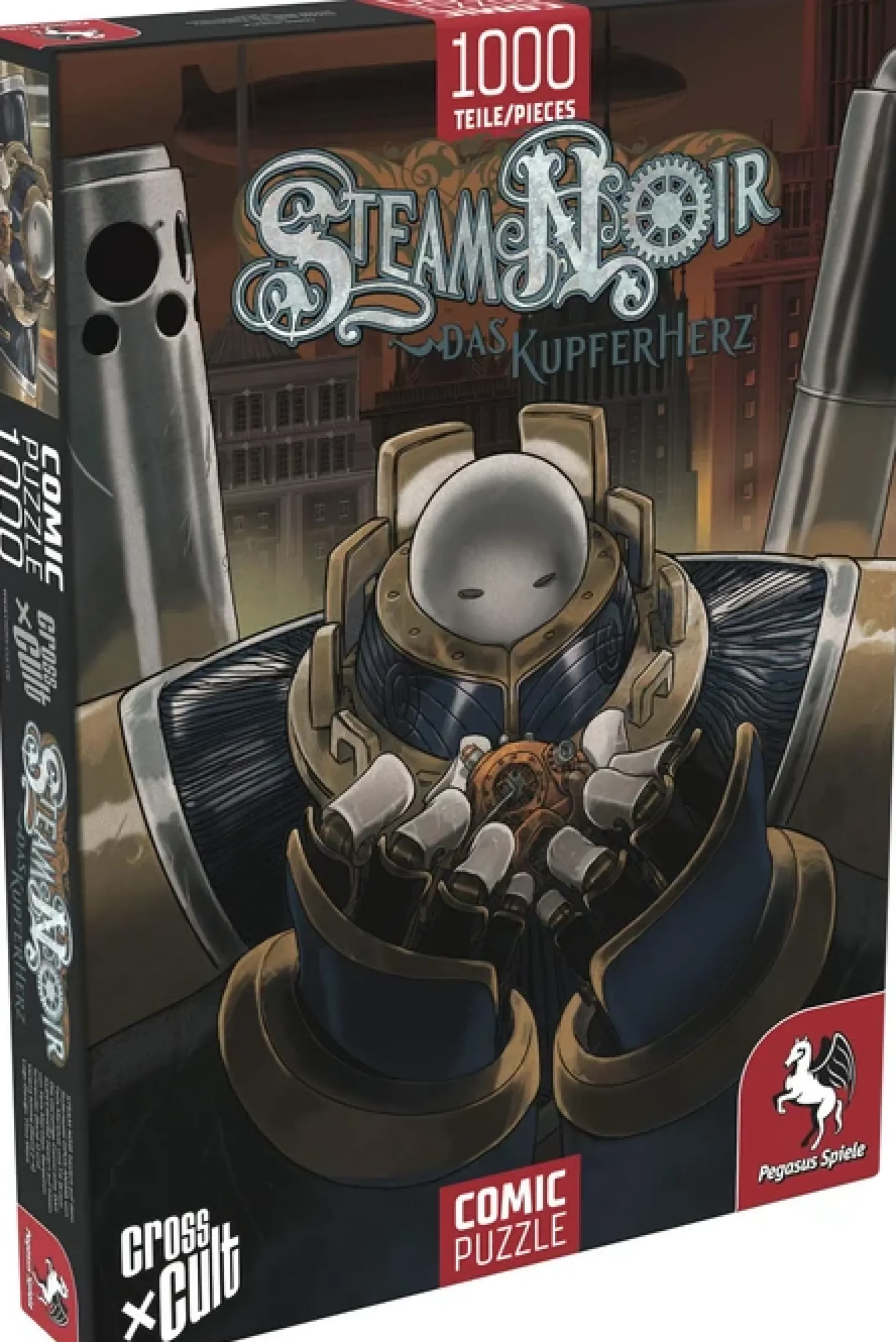 Comic-Puzzle Steam Noir: Das Kupferherz