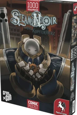 Comic-Puzzle Steam Noir: Das Kupferherz