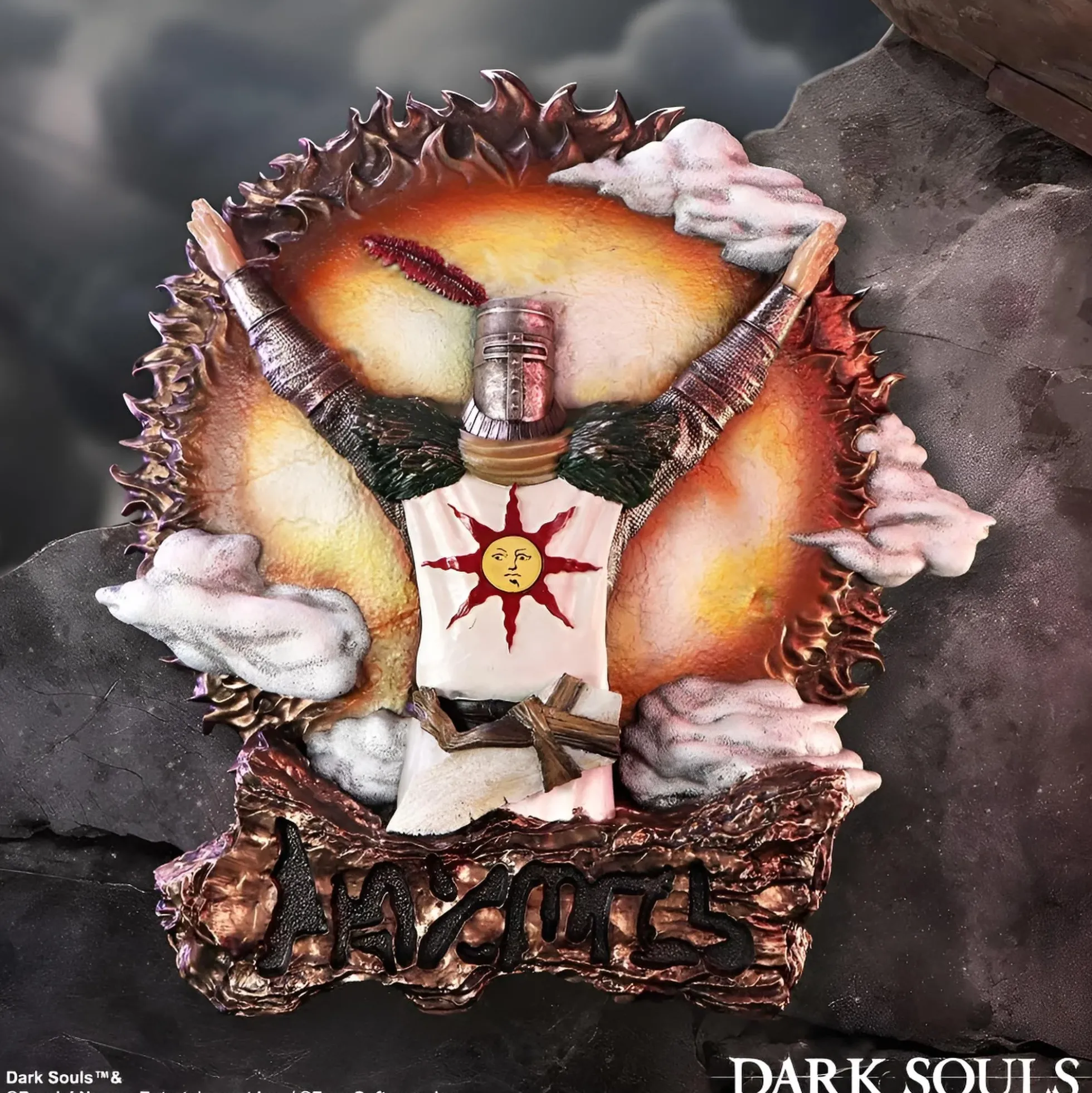 Dark Souls Solaire 3D Wandplakette