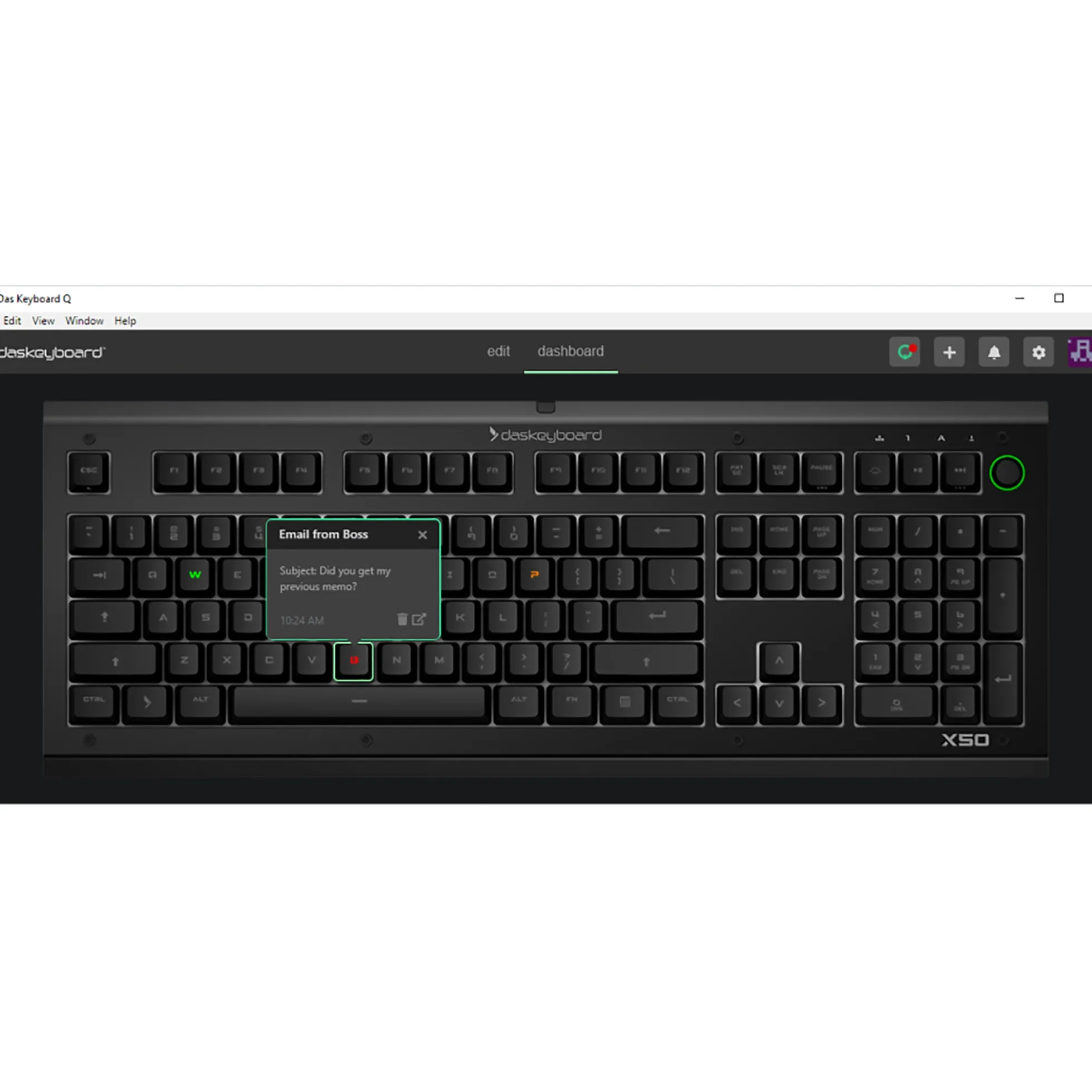 Das Keyboard X50Q Tastatur