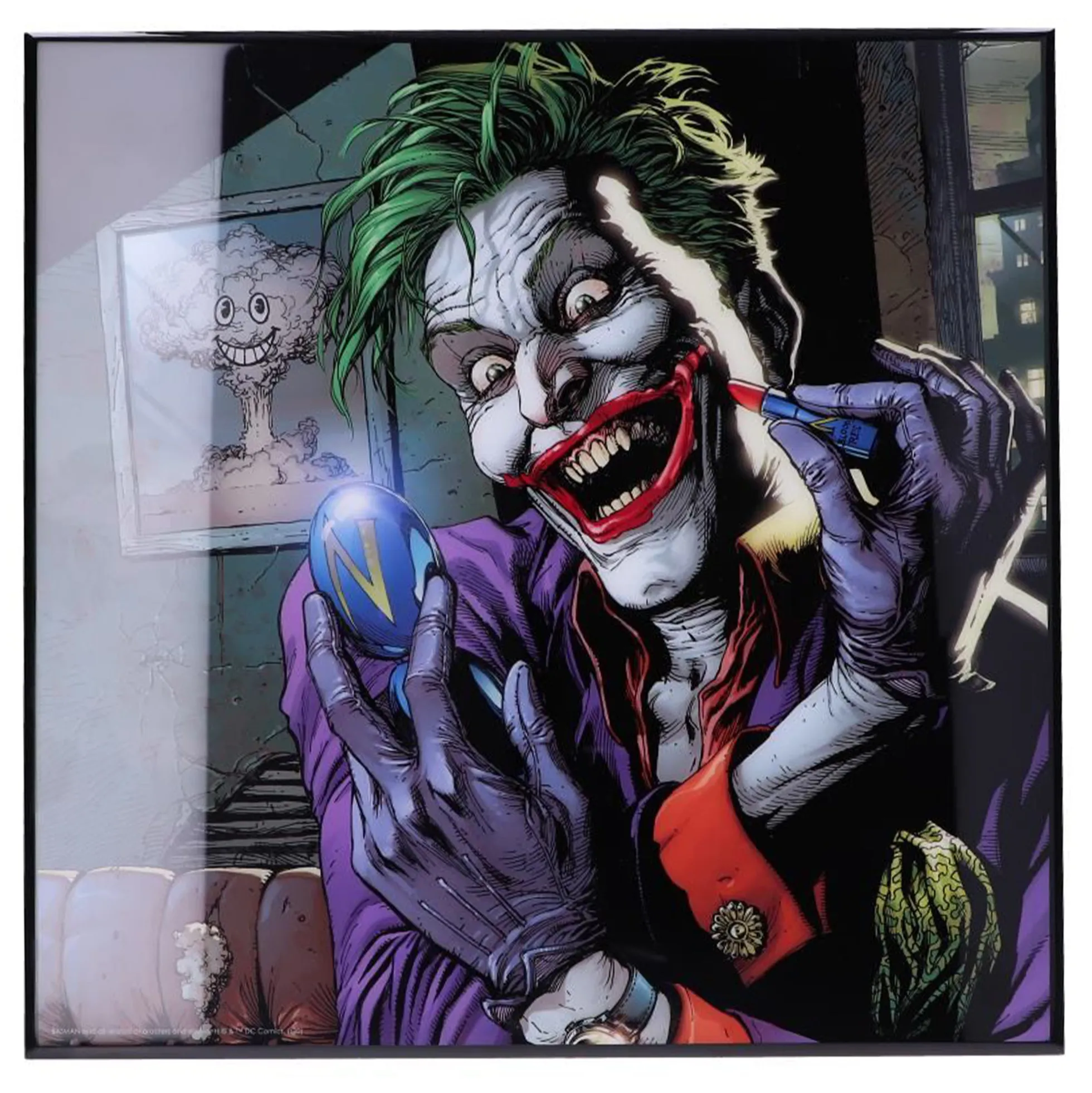 DC Comics Batman Crystal Clear Wandbild