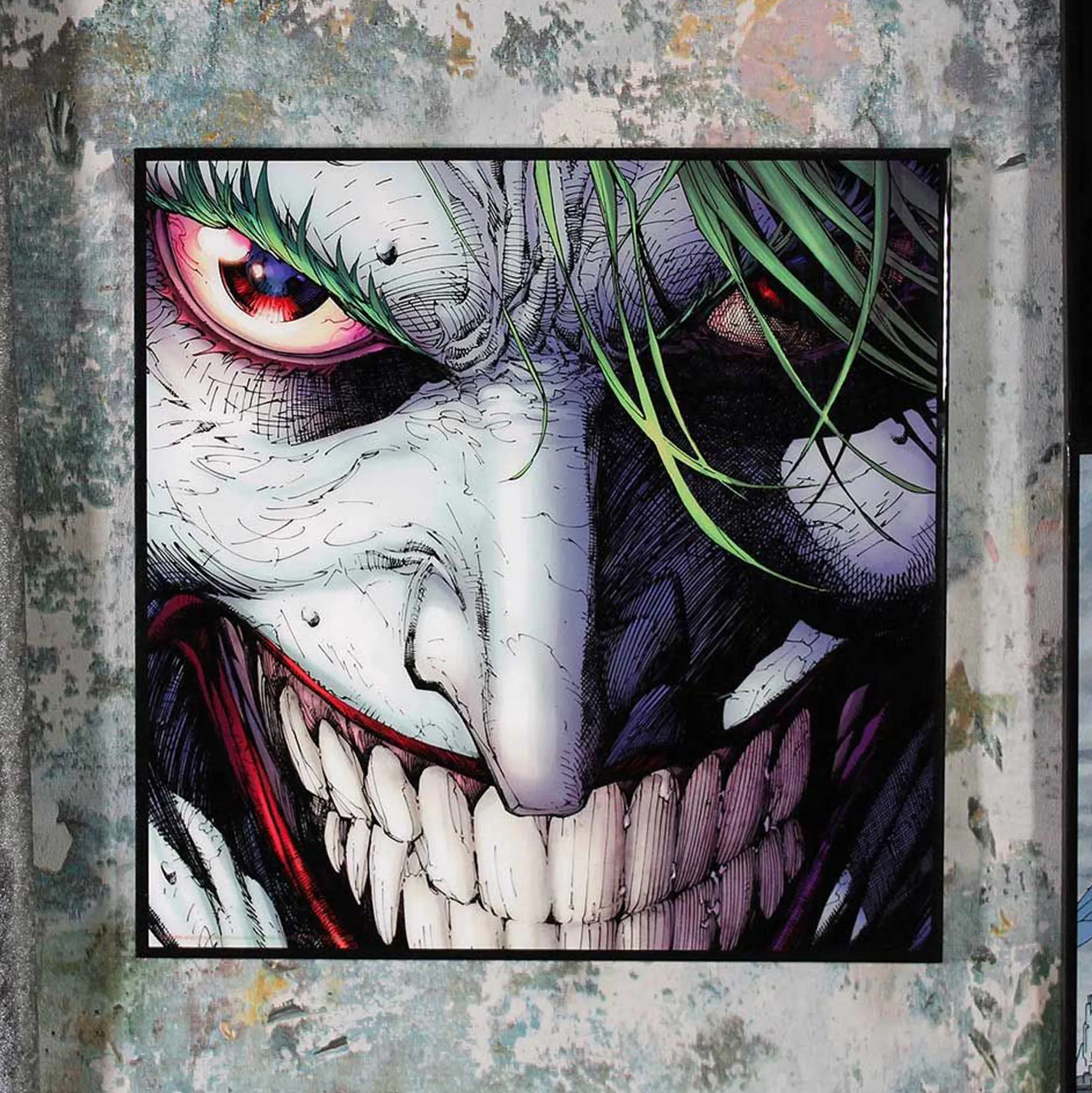 DC Comics Batman Crystal Clear Wandbild