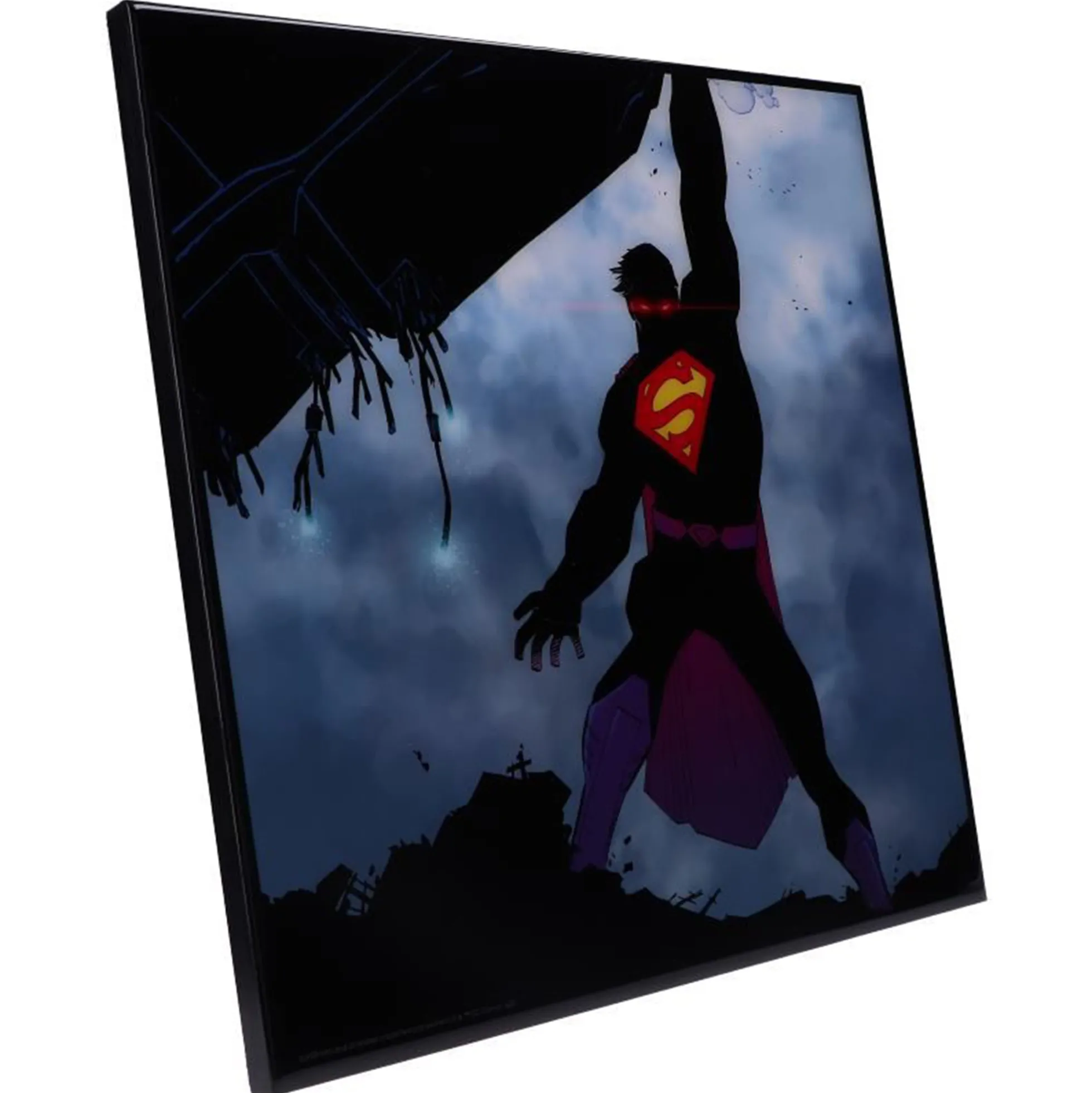 DC Comics Superman Crystal Clear Wandbild