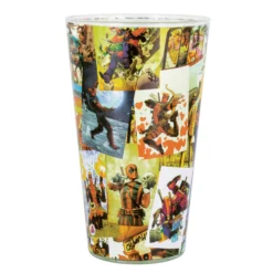 Deadpool Comic Collage Trinkglas