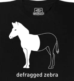 Defragged Zebra
