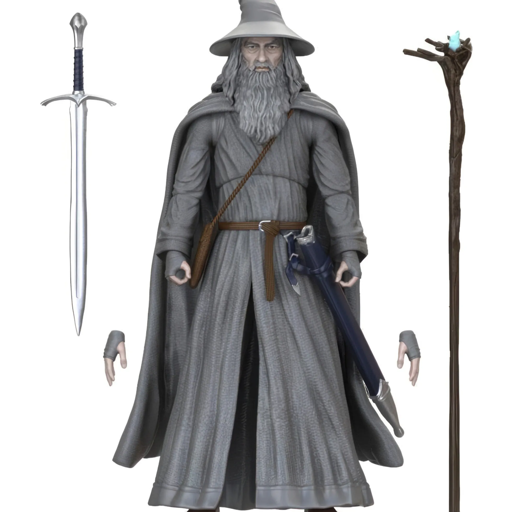 Der Herr der Ringe Actionfigur Gandalf der Graue
