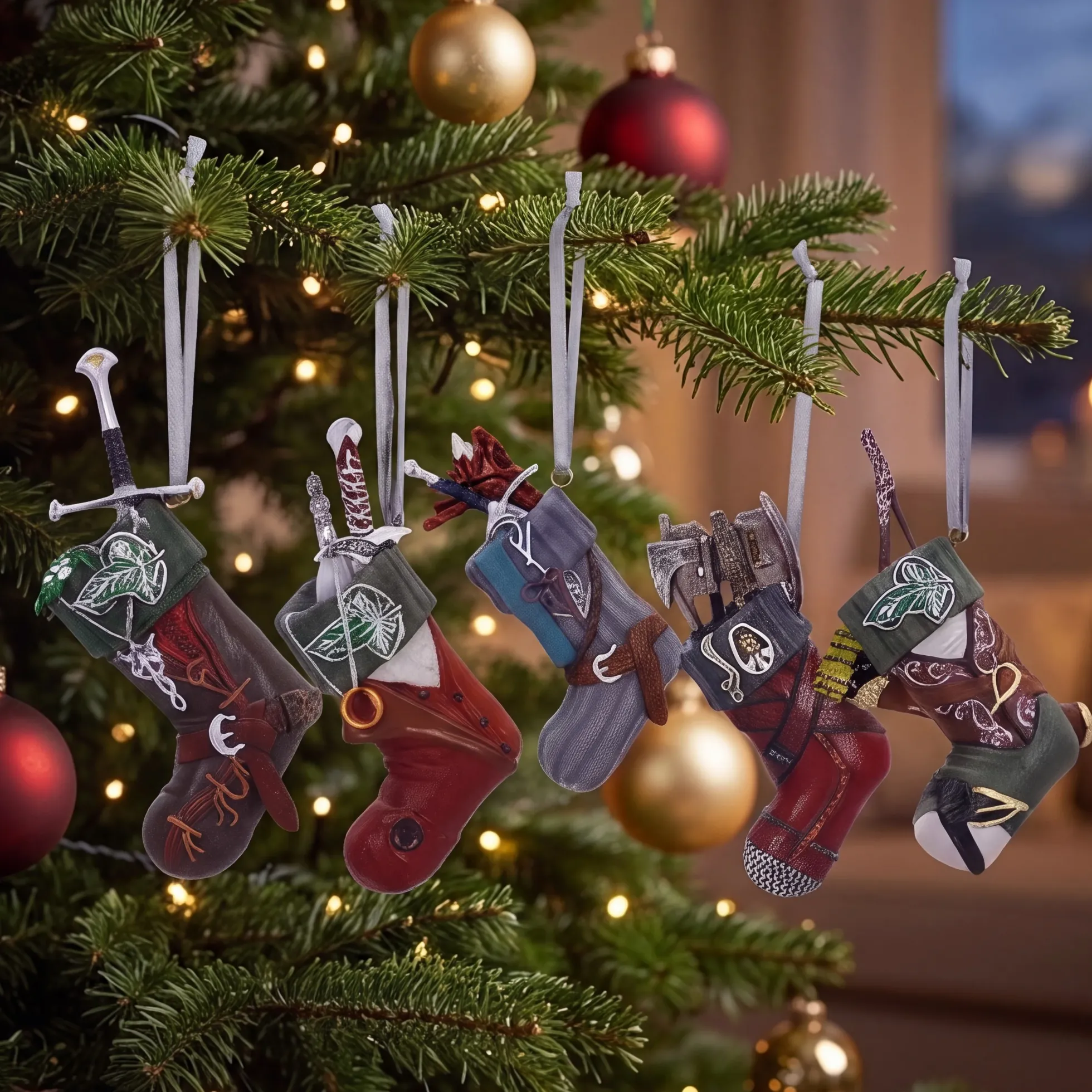 Der Herr der Ringe Christbaumschmuck Weihnachtsstrumpf