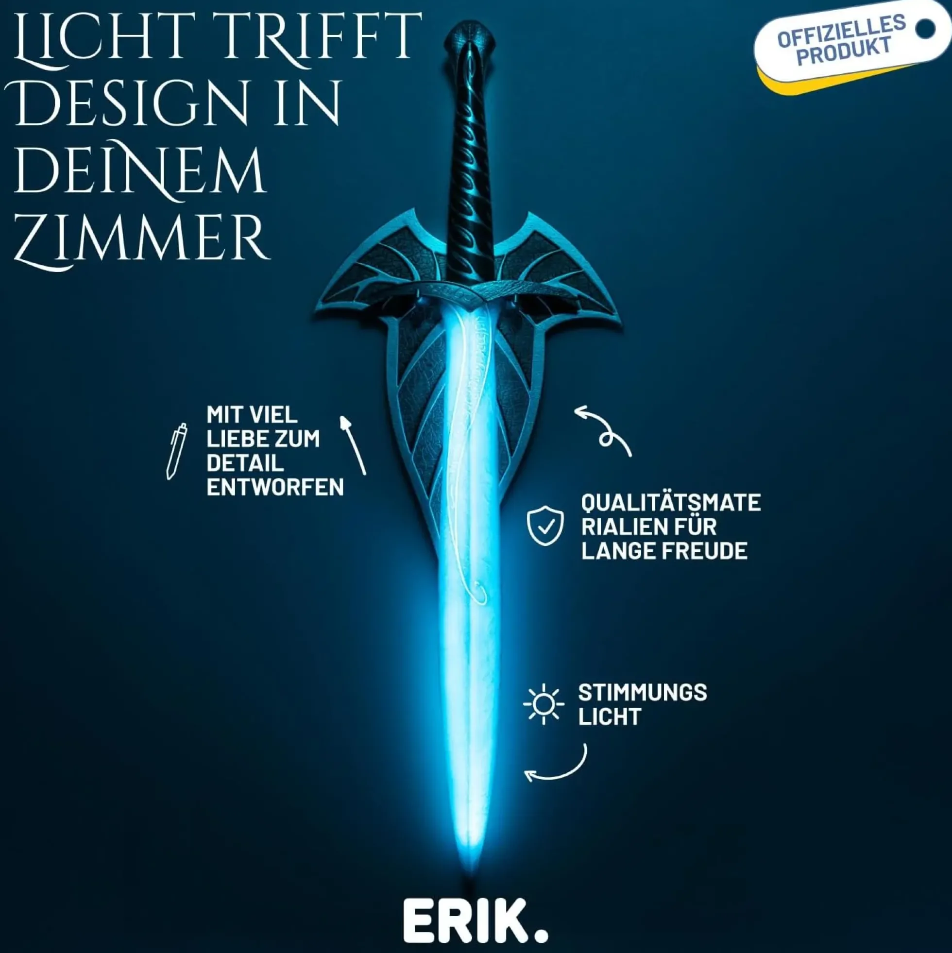 Der Herr der Ringe Schwert Stich Wandlampe