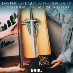 Der Herr der Ringe Schwert Stich Wandlampe