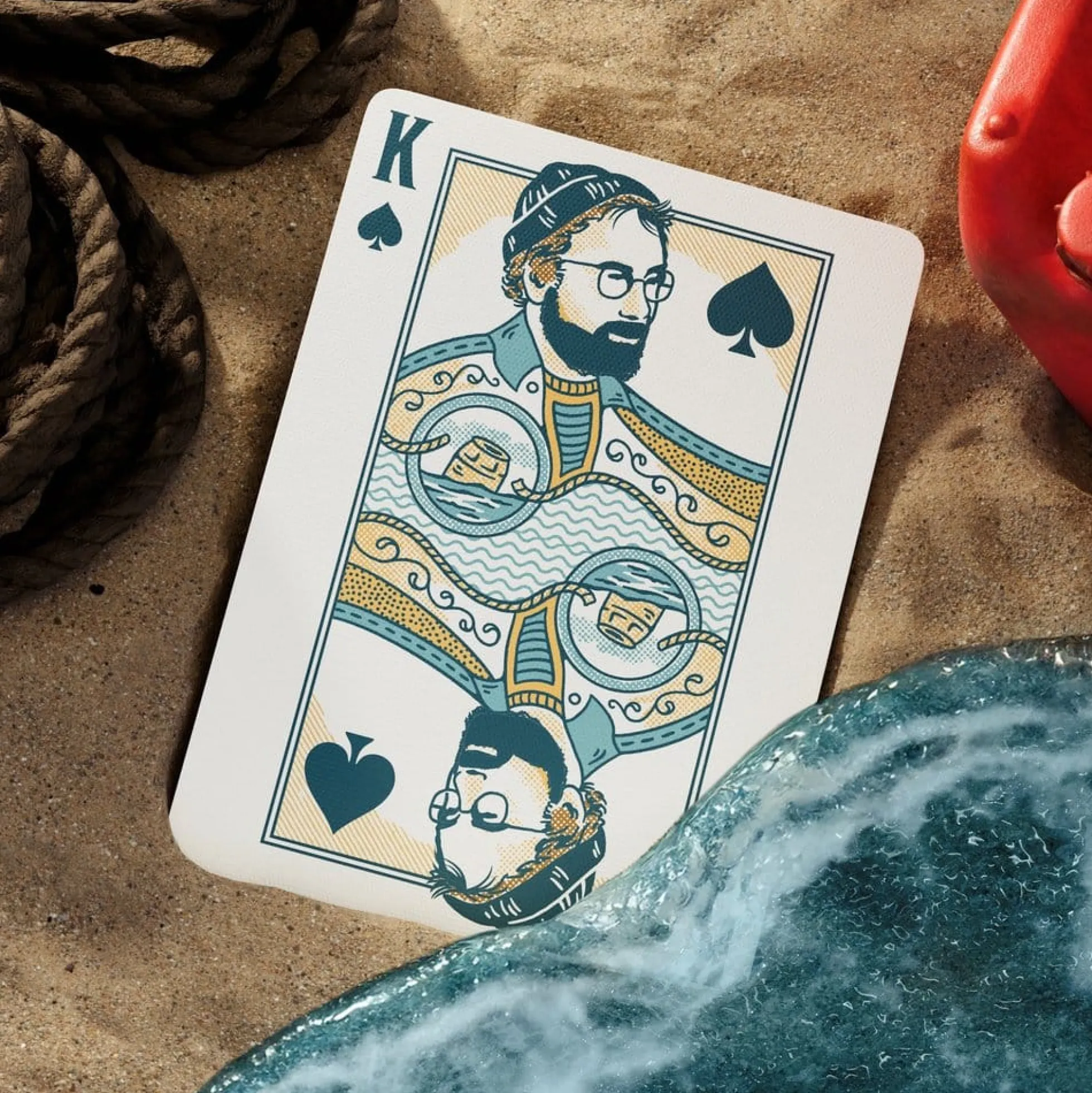 Der weiße Hai Premium-Spielkarten