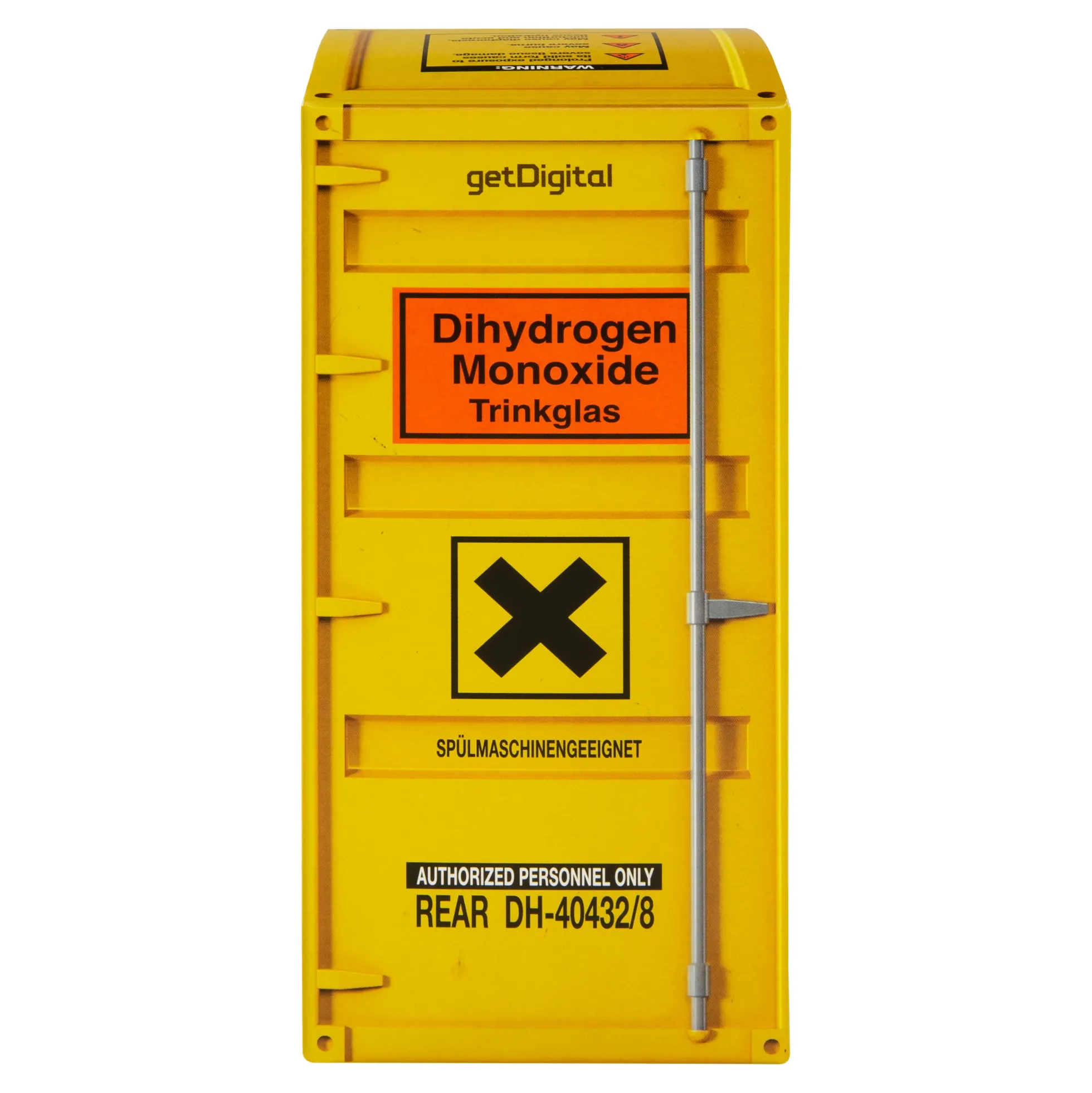 DHMO Dihydrogenmonoxid-Trinkglas