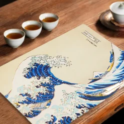 Die Große Welle vor Kanagawa Satz von 4 Tischsets