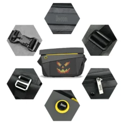 Divoom Pixoo Slingbag V Umhängetasche mit Pixel Display