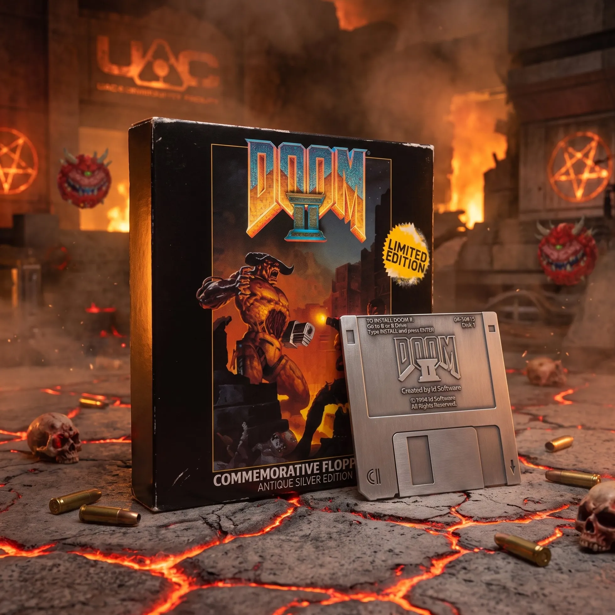 Doom II Floppy Disk Replik