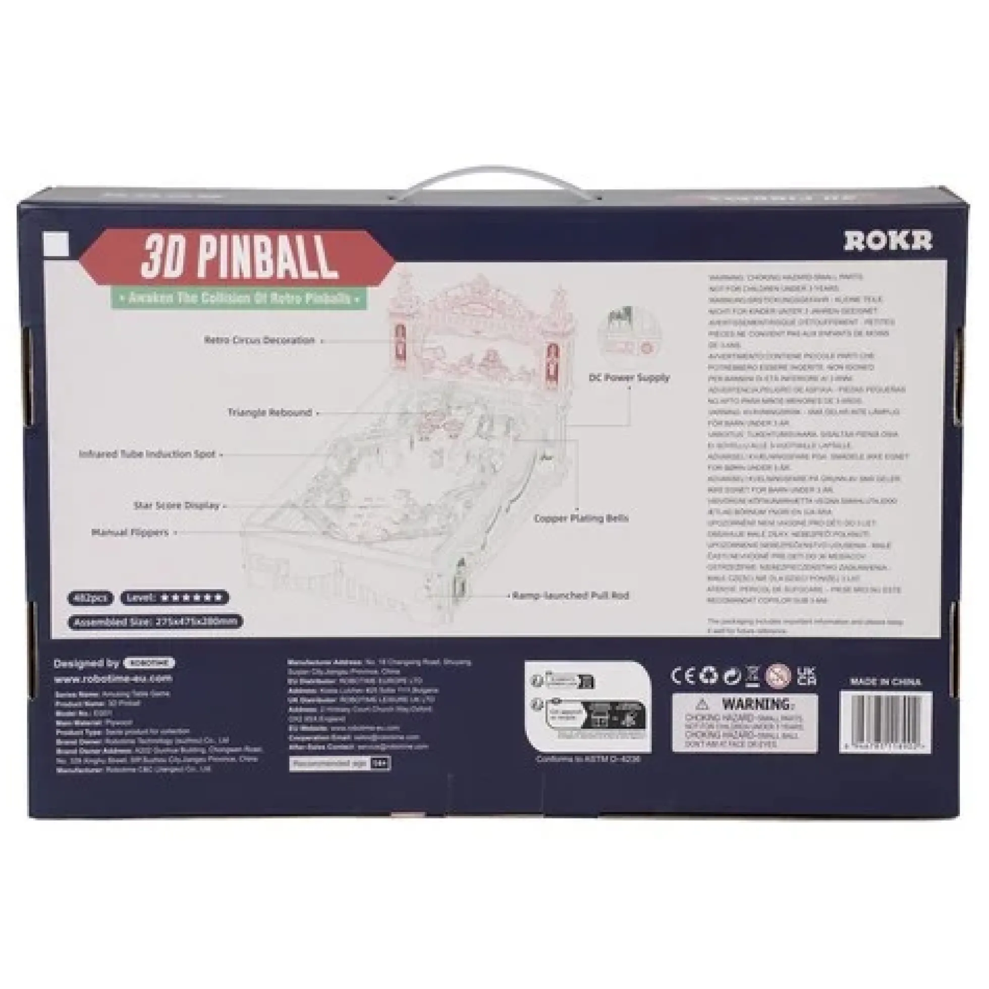 3D Pinball Automat Holzbausatz