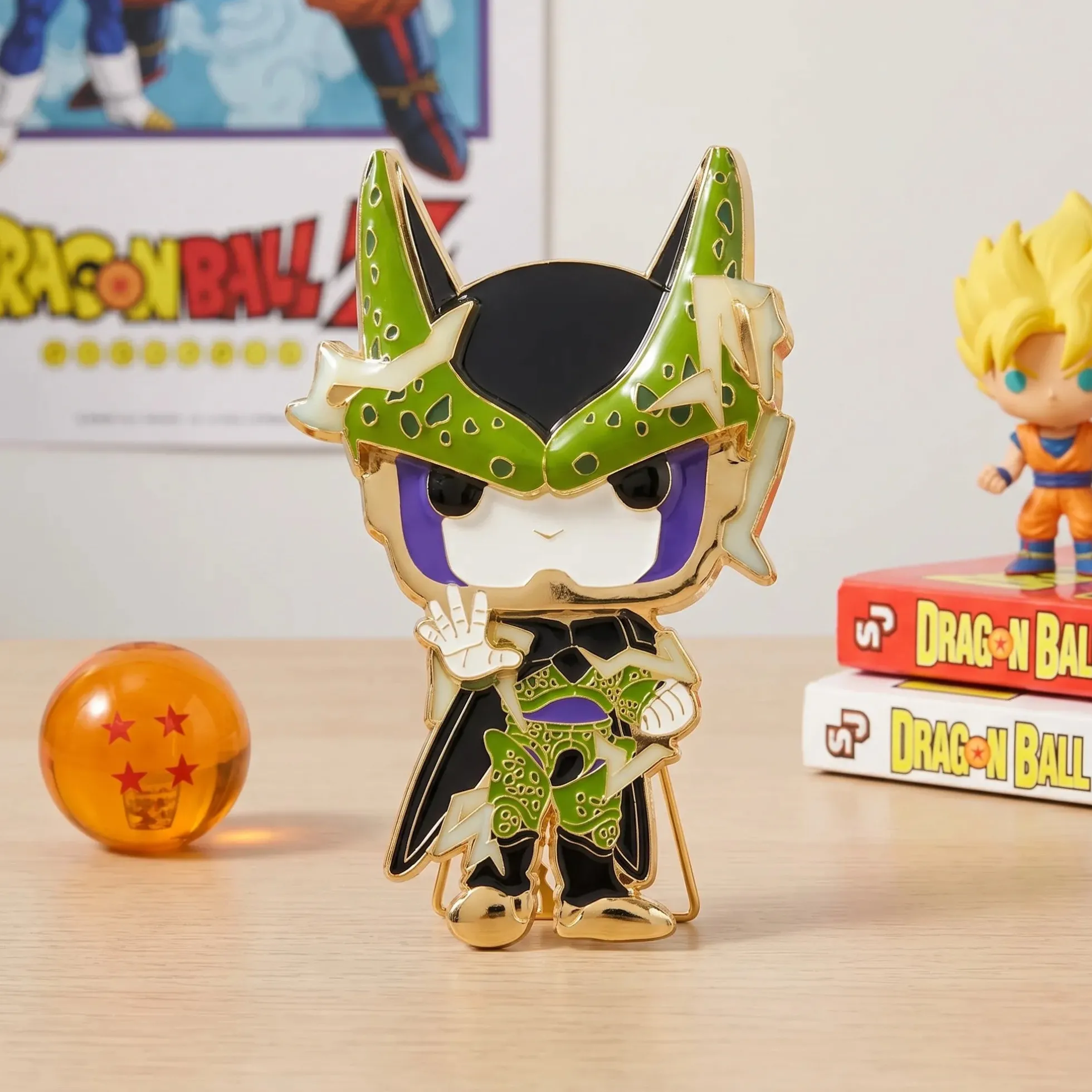 Dragon Ball Z Perfect Cell XL Funko POP! Pin mit Ständer