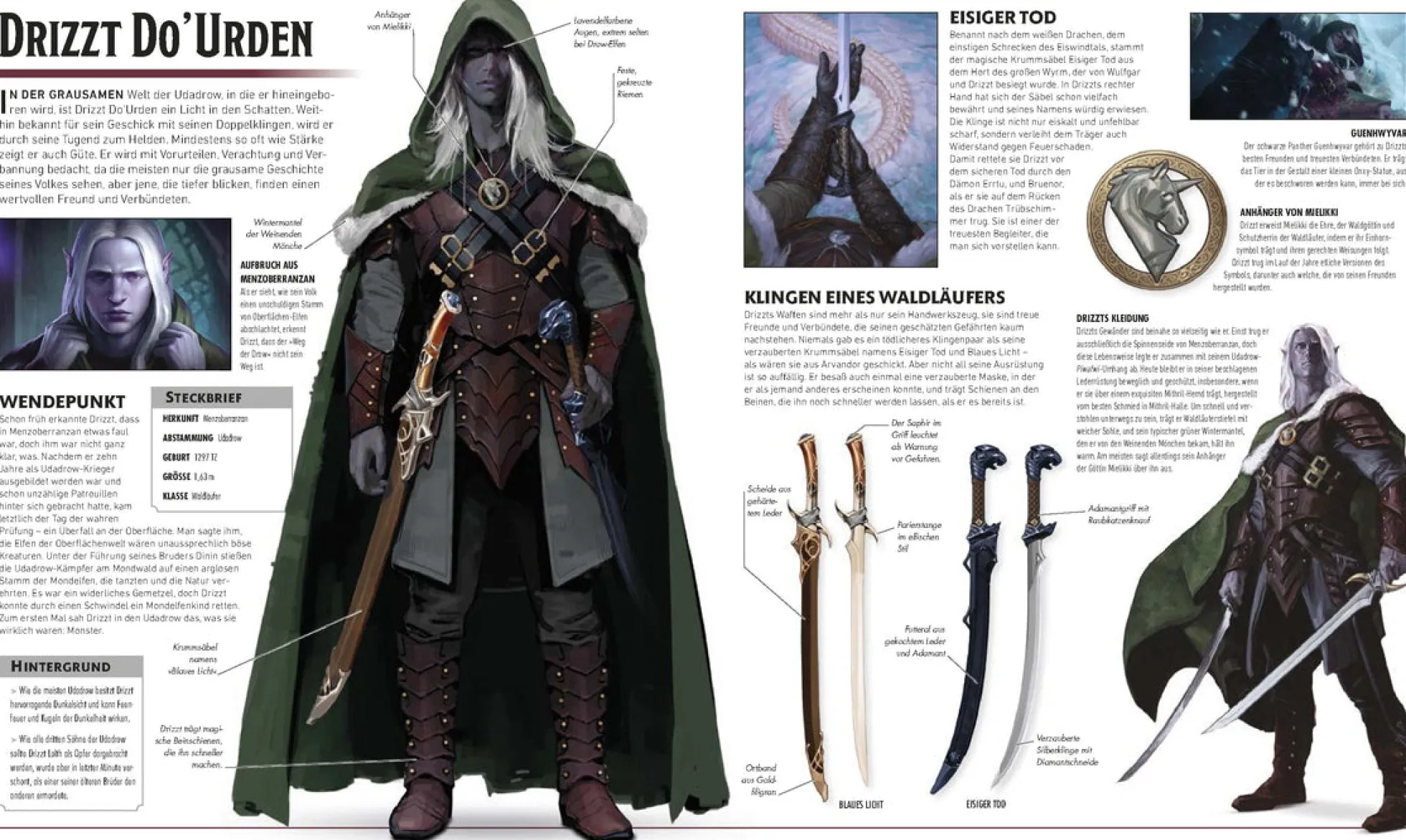 Dungeons & Dragons Die Legende von Drizzt, die illustrierte Enzyklopädie